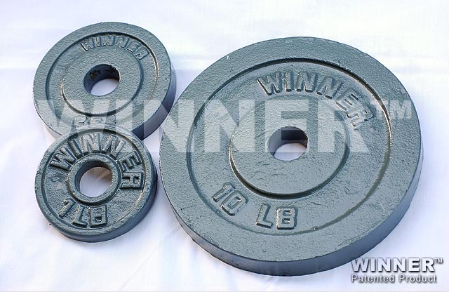 Dumbell & Barbell » แผ่นสีเทา 1"